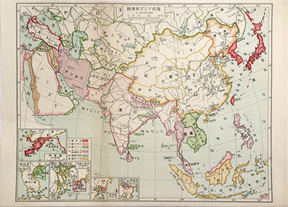 昭和14年のアジア地図